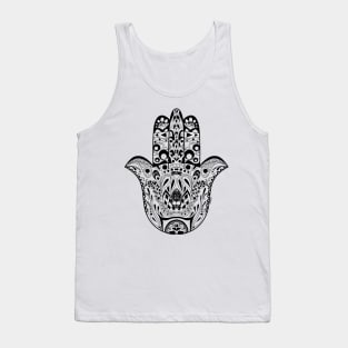 sutra mandala hand of god ecopop with mexican patterns Tank Top